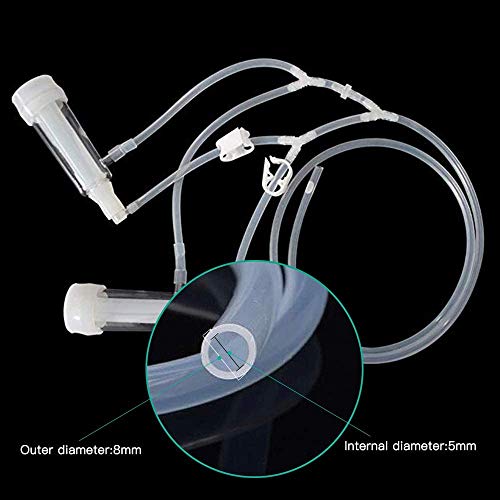 EnweGey Ordeñadora EléctricaOrdeñadora, Ordeñadora Eléctrica para Cabras Cabeza Doble Portátil con Lata Cargar, Extractor de Leche para el Hogar Granja a Pequeña Escala (7L),For Sheep,Plug in