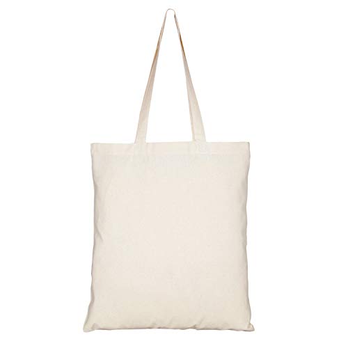 EONO Bolsos Tote Para Mujer, Bolsas de la compra Reutilizables, De Lona Bolso Bandolera, Algono Bolsas de Supermercado, Regalo Tote Bag, Bolsa de Playa, Bolsa de Hombro, Bolsa de Libros | 0101A04