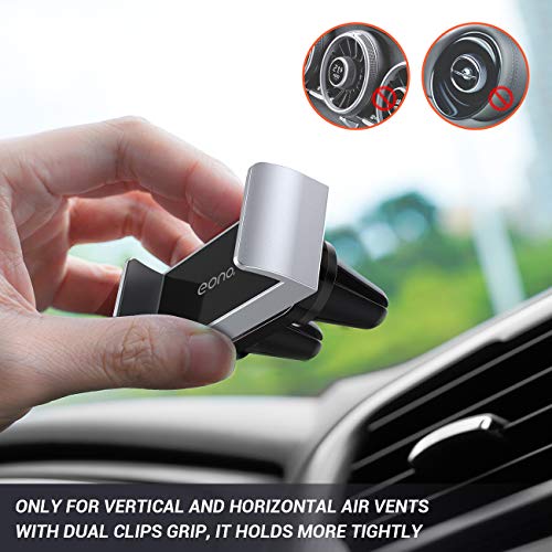 Eono by Amazon - Supporto Cellulare Auto, Universale Supporto Telefono : Rotazione 360 Gradi Supporto per Phone XS MAX XR X 8 7 6 Plus, Huawei, Galaxy S10 S9 S8 S7, Google, Altri Smartphones - Plata