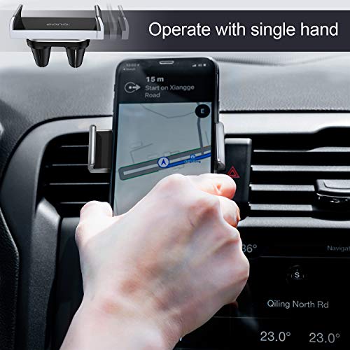 Eono by Amazon - Supporto Cellulare Auto, Universale Supporto Telefono : Rotazione 360 Gradi Supporto per Phone XS MAX XR X 8 7 6 Plus, Huawei, Galaxy S10 S9 S8 S7, Google, Altri Smartphones - Plata