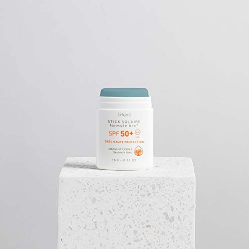 EQ | Protector Solar Facial en Stick SPF50+ - Filtros Minerales - Cara y Zonas Sensibles - Protección UVA UVB muy alta - Resistente al Agua - Turquesa - 10g