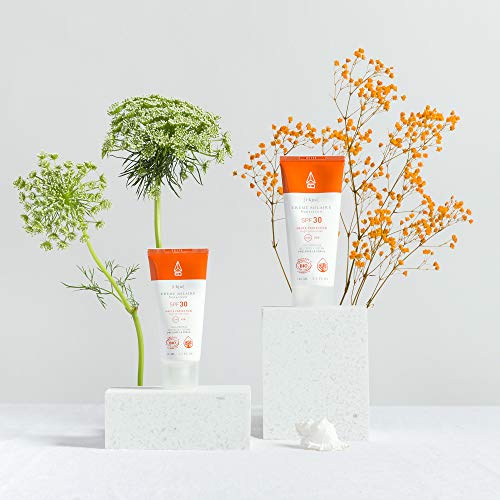 EQ | Protector Solar Mineral SPF30 - Protección UVA UVB alta - Resistante al Agua - Ingredientes Orgánicos y Naturales - Respectuoso con el Medio Ambiante - 50ml