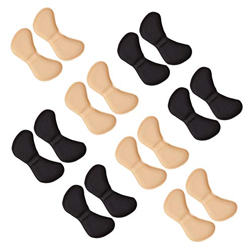 EQLEF Talón de Las Plantillas del Zapato Evitar Rozaduras talón de los Zapatos de tacón engomadas de Ajustes de la Longitud del Zapato del tacón Zapatos de Ratones (8 Pares)