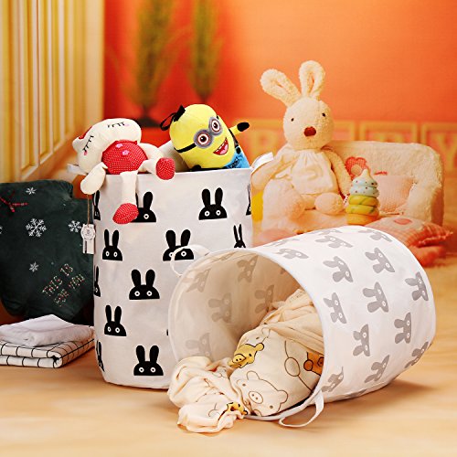 Equipo de mar de 19.7 pulgadas Recubrimiento impermeable de gran tamaño Tejido de algodón Ramie Plegable Cesto para la ropa Canasta de almacenamiento de lona de arpillera cilíndrica con elegante