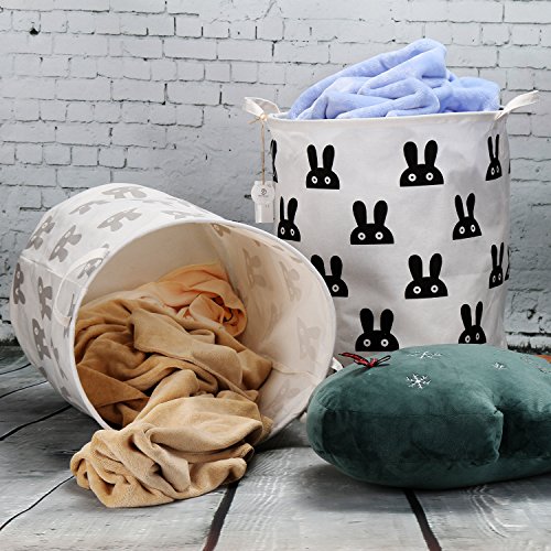 Equipo de mar de 19.7 pulgadas Recubrimiento impermeable de gran tamaño Tejido de algodón Ramie Plegable Cesto para la ropa Canasta de almacenamiento de lona de arpillera cilíndrica con elegante