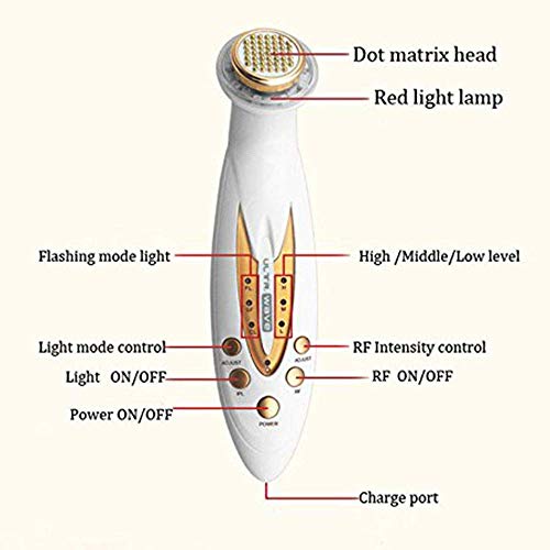 Equipos esteticos Masaje facial LED RF Radio Frecuencia Levantamiento facial Estiramiento de la piel eliminación de arrugas