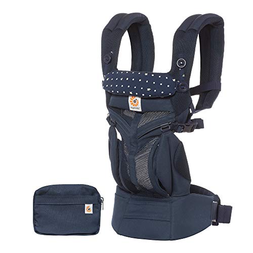 Ergobaby Mochila Portabebé Ergonómica Omni 360 Cool Air Mesh Star Struck, 4-Posiciones de Porteo