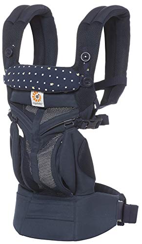 Ergobaby Mochila Portabebé Ergonómica Omni 360 Cool Air Mesh Star Struck, 4-Posiciones de Porteo
