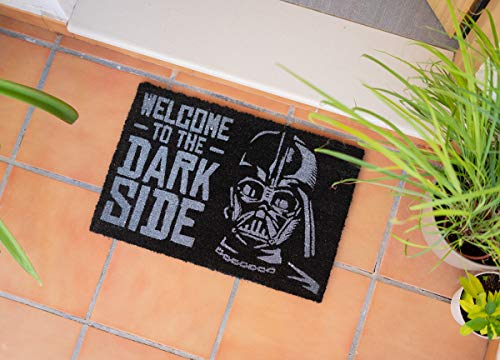 ERIK - Felpudo entrada casa "Bienvenido al lado Oscuro", Star Wars (40 x 60 cm)