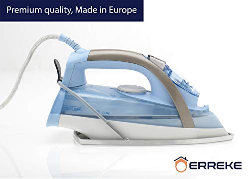 Erreke – Suela Protectora para Plancha con Laminado Antiadherente, tamaño Universal, Protege tu Ropa, fácil instalación, Hecho en Europa