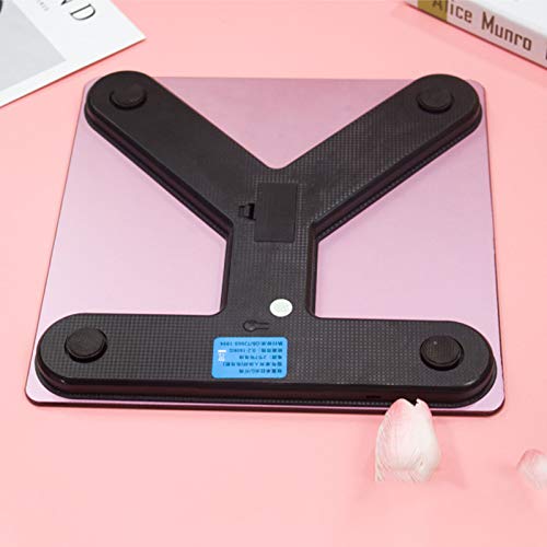 Escala Inteligente De Primera Calidad, Bluetooth Monitor De Grasa Corporal con La Aplicación Gratuita, Báscula Digital con LED Composición Humana Monitor, Se Aplican A Ipone, Android,Blanco