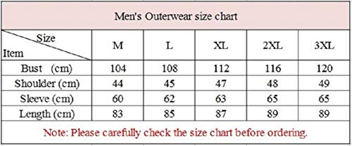 Escudo De Los Hombres Chaqueta Larga De Invierno Otoño Slim Fit Abrigo Cálido Gabardina Outfit Gabardina De Manga Larga Abrigos (Color : Rot, Size : 2XL)