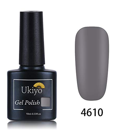 Esmaltes Semipermanentes 3 en 1 Esmaltes Semipermenentes para Uñas Serie de One Step Mate Gel Semipermanentes Manicura y Pedicura UV LED Soak Off 10ml de Ukiyo - 4610