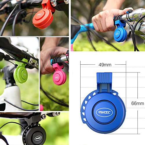 Espeedy Timbre de Bicicleta,Campana de bicicleta,USB recargable Bell Bell 120dB manillar impermeable bicicleta de rayos para ciclismo RoadBike Mountainbike