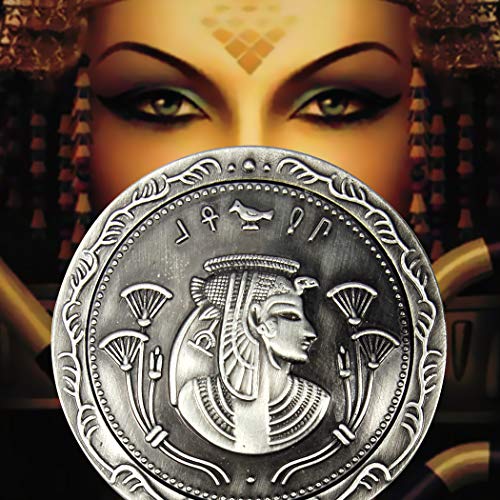 Espejo Maquillaje - Orime Espejo de Mano con Estilo Egipcio en Relieve de Metal - Ideas de Regalos para Bodas, Regalo San Valentín, Regalos Cumpleaños, Regalo Aniversario(13,5 x 7,1cm)