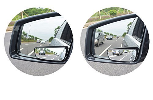 Espejo retrovisor de punto ciego Meipro con rotación de 360° para coches. Espejo lateral convexo de rotación ajustable con cristal HD