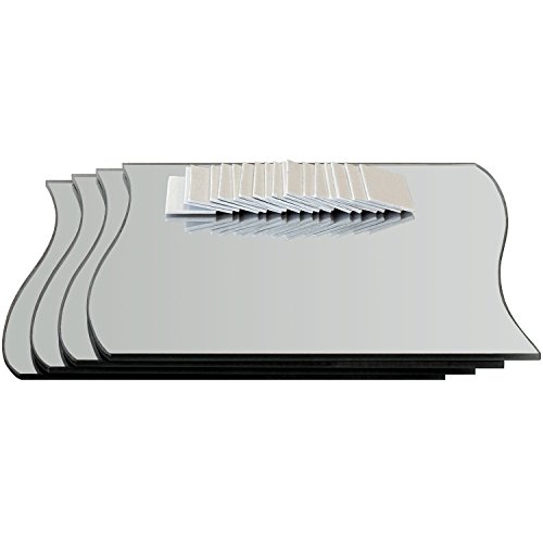 Espejos de pared 20x20cm Conjunto de espejos 8 piezas