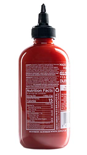 ESPICY Ketchup 250ML - 280 GR | Ketchup con un toque picante | Combinada con ESPICY | Gluten free | Apta para veganos