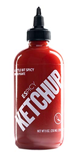 ESPICY Ketchup 250ML - 280 GR | Ketchup con un toque picante | Combinada con ESPICY | Gluten free | Apta para veganos