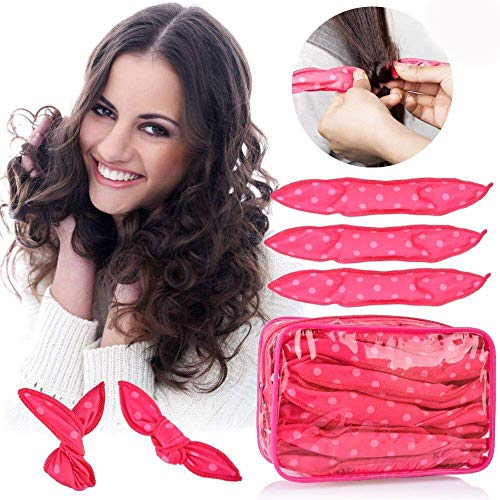 Esponja Flexible Rizadores de Pelo de Espuma, MS.DEAR 30 piezas Suaves Almohada de Sueño, Juego de Rodillos Para el Cuidado Del Cabello, Herramientas de Estilismo DIY