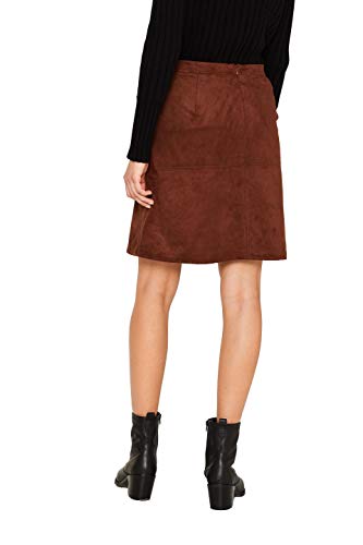 Esprit 109ee1d010 Falda, Marrón (Dark Brown 200), 36 (Talla del Fabricante: 34) para Mujer