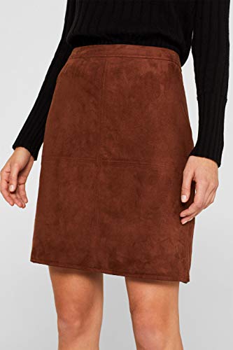 Esprit 109ee1d010 Falda, Marrón (Dark Brown 200), 36 (Talla del Fabricante: 34) para Mujer