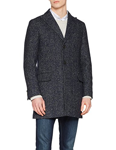 ESPRIT Collection 107eo2g019 Abrigo, Azul (Navy 400), Large (Talla del Fabricante: 50) para Hombre