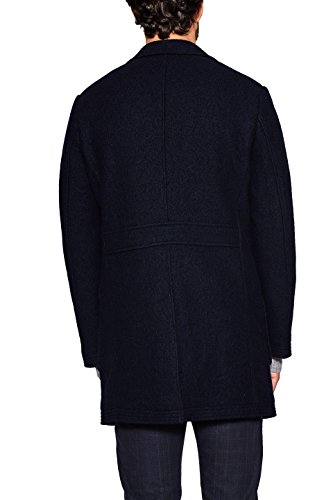 ESPRIT Collection 127eo2g007 Abrigo, Azul (Navy 400), Large (Talla del Fabricante: 50) para Hombre