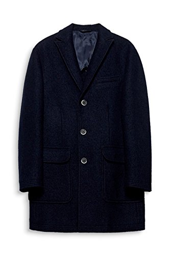 ESPRIT Collection 127eo2g007 Abrigo, Azul (Navy 400), Large (Talla del Fabricante: 50) para Hombre