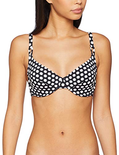Esprit Crosby Beach Underwire MF Parte de Arriba de Bikini, Negro (Black 001), 100C (Talla del Fabricante: 42 C) para Mujer