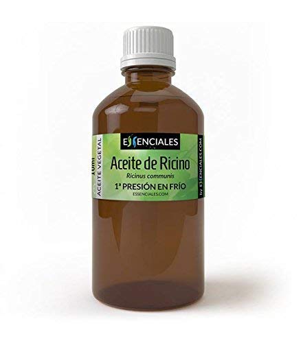 Essenciales - Aceite Vegetal de Ricino (Máxima Calidad), 100% PURO, 100 ml | Aceite Vegetal Ricinus Communis, 1º Presión en Frío