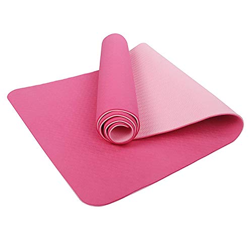 Estera de yoga Yoga colchonetas de ejercicios |8mm Yoga Mat no tóxico e insípido de Protección Ambiental de mujeres embarazadas no Slip-espesado Principiante Home Fitness Yoga Mat estera de yoga playa