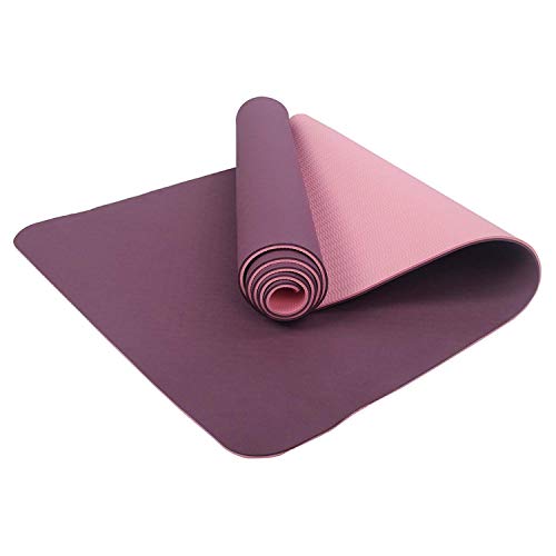 Estera de yoga Yoga colchonetas de ejercicios |8mm Yoga Mat no tóxico e insípido de Protección Ambiental de mujeres embarazadas no Slip-espesado Principiante Home Fitness Yoga Mat estera de yoga playa