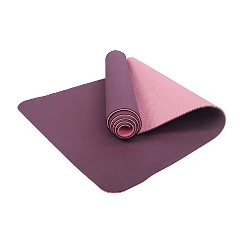Estera de yoga Yoga colchonetas de ejercicios |8mm Yoga Mat no tóxico e insípido de Protección Ambiental de mujeres embarazadas no Slip-espesado Principiante Home Fitness Yoga Mat estera de yoga playa