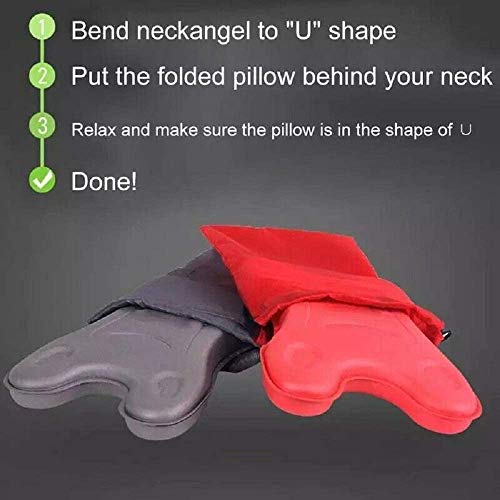 Estirador de cuello innovador, Almohada de tracción cervical, Cervical portátil, Relaxe und Unterstützung de cuello, Alivio del dolor de la columna cervical