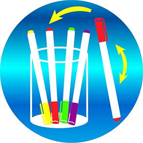 Estuche 8 rotuladores Maped con purpurina