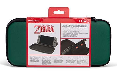 Estuche Discreto Para Legend Of Zelda, Verde (Nintendo Switch)