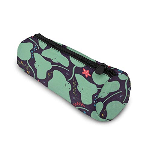 Estuche japonés de barbillas, de gran capacidad, con cremallera, bolsa de maquillaje, bolsa de viaje, bolsa de papelería para la escuela o la oficina