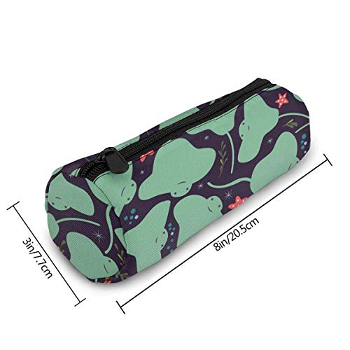 Estuche japonés de barbillas, de gran capacidad, con cremallera, bolsa de maquillaje, bolsa de viaje, bolsa de papelería para la escuela o la oficina