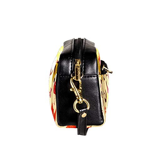 Estuche Retro Spirng Floral Bird Patrón Pluma Caja De Cuero PU Bolsa De La Bolsa De La Escuela De Papelería Suministros De Viaje Cosmético Bolsa De Maquill