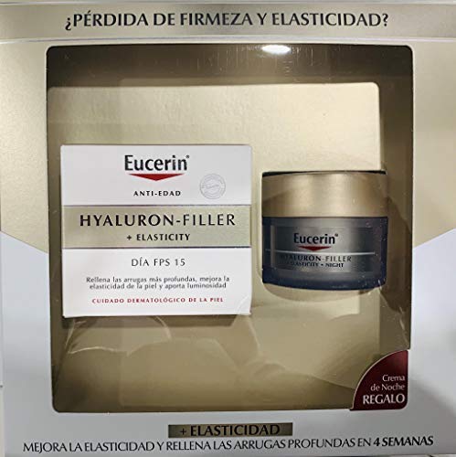 EUCERIN HYALURON-FILLER ELASTICITY CREMA DE DÍA + CREMA DE NOCHE