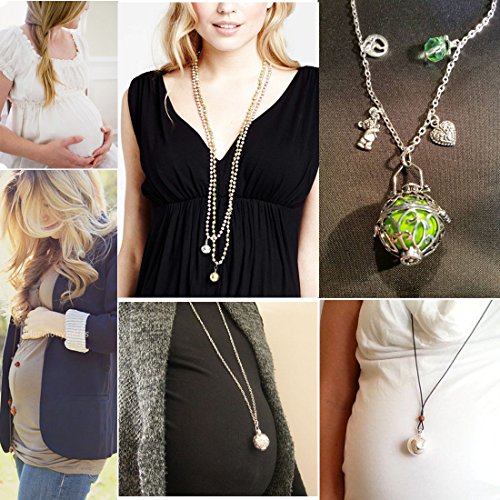 Eudora Harmony Árbol de la Vida carillón Ball Collar Colgante para Las Mujeres Bonito Regalo, llamador de Angeles