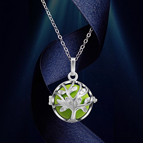 EUDORA Harmony Ball Colgante el árbol de la Vida, llamador de Angeles Embarazada, Collar Música Timbre Bell Mujeres Joyas Niñas, Damas, Profesor, Madres y Hermanas