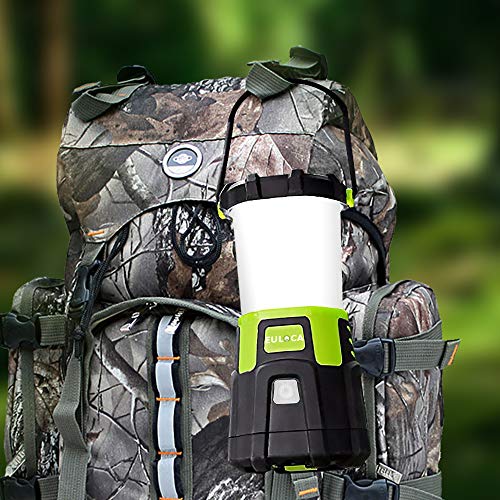 EULOCA 2 1200 LM, Recargable, Regulable, 4 Modos, Linterna para iluminación Exterior, Camping, bivac, casa, Bricolaje, con Cable USB Baby-Girls, 2, 2