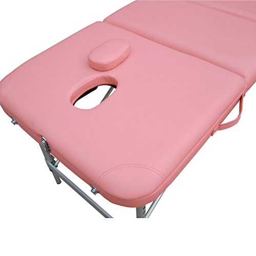 EUROPA Camilla mesa de aluminio ligera portátil para masajes estética tattoo