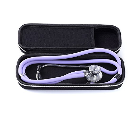 EVA Funda de transporte Viajes BolsoProtectora de la Caja para 3M Littmann Classic III / 3M Littmann Classic III 5620 / 3M Littmann Classic II S.E. y estetoscopio similar.81273 negro