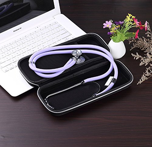 EVA Funda de transporte Viajes BolsoProtectora de la Caja para 3M Littmann Classic III / 3M Littmann Classic III 5620 / 3M Littmann Classic II S.E. y estetoscopio similar.81273 negro