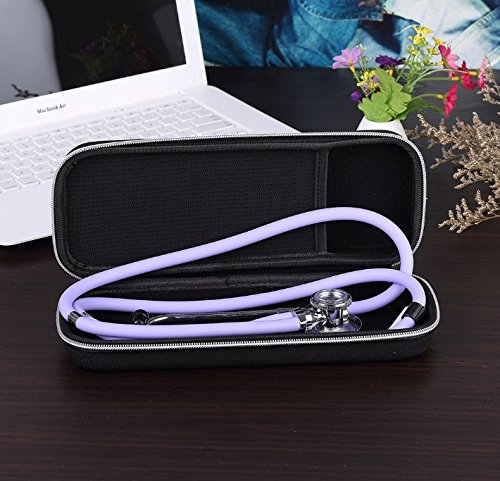 EVA Funda de transporte Viajes BolsoProtectora de la Caja para 3M Littmann Classic III / 3M Littmann Classic III 5620 / 3M Littmann Classic II S.E. y estetoscopio similar.81273 negro