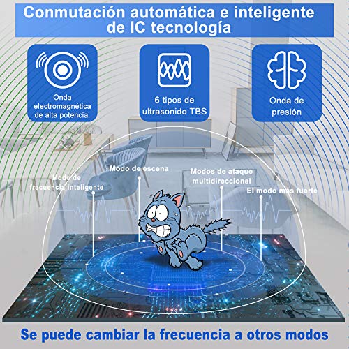 Everenty Repelente Ultrasónico de Plagas [2020 Nueva Versión] Plagas Control Interiores Ahuyentador de Ratones ultrasonidos Ahuyentador de Mosquitos Plagas Cucarachas Ratas Arañas 2 Piezas (Negro)