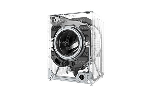 EVVO 4.10 - Modelo 4.10 Lavadora-secadora de carga frontal de 10 KG de lavado y 7 KG de secado y 1600 RPM, Marca Española, Color blanco, [Clase de eficiencia energética A]